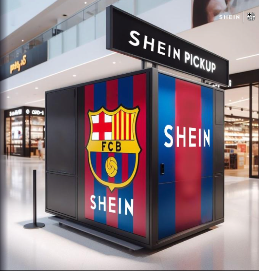 A branded retail and sports partnership installation